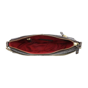 Hidesign Valerie Multi-Purpose Leather Glamor Clutch/ Shoulder Bag