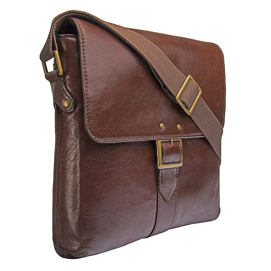 Hidesign Vespucci Mens Leather Crossbody Bag