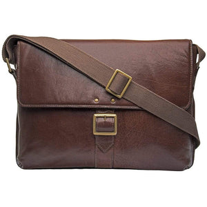 Hidesign Vespucci Mens Leather Messenger Bag