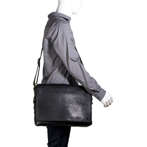 Hidesign William Leather Messenger Bag