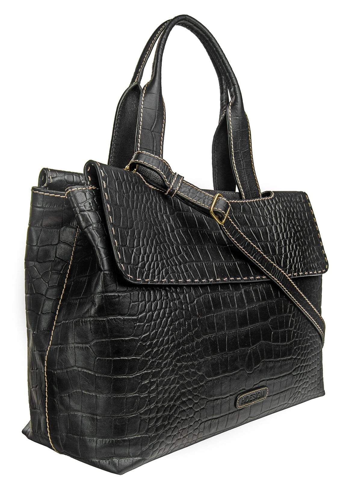 Hidesign Women's Leather Work Bag - Brown