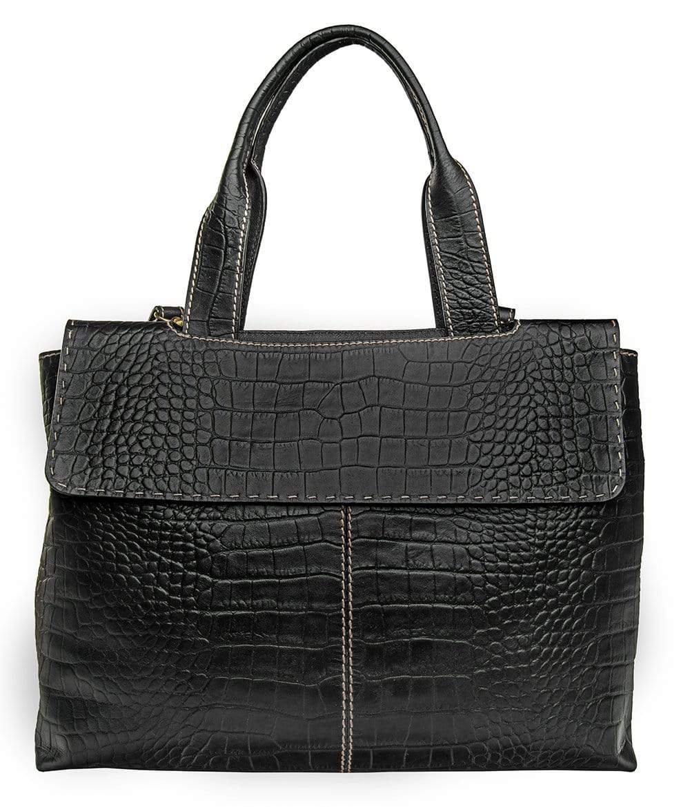 Hidesign Women's Leather Work Bag - Brown