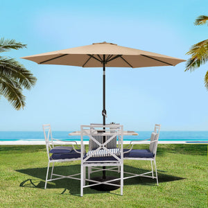 Instahut Outdoor Umbrella Umbrellas Beach Pole Garden Tilt Sun Patio UV 2.7m