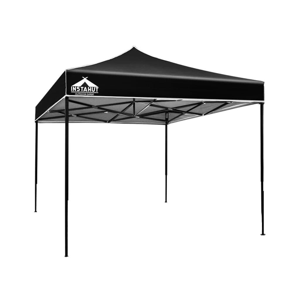 Instahut - Pop Up Gazebo or Marquee 3m x 3m - Black