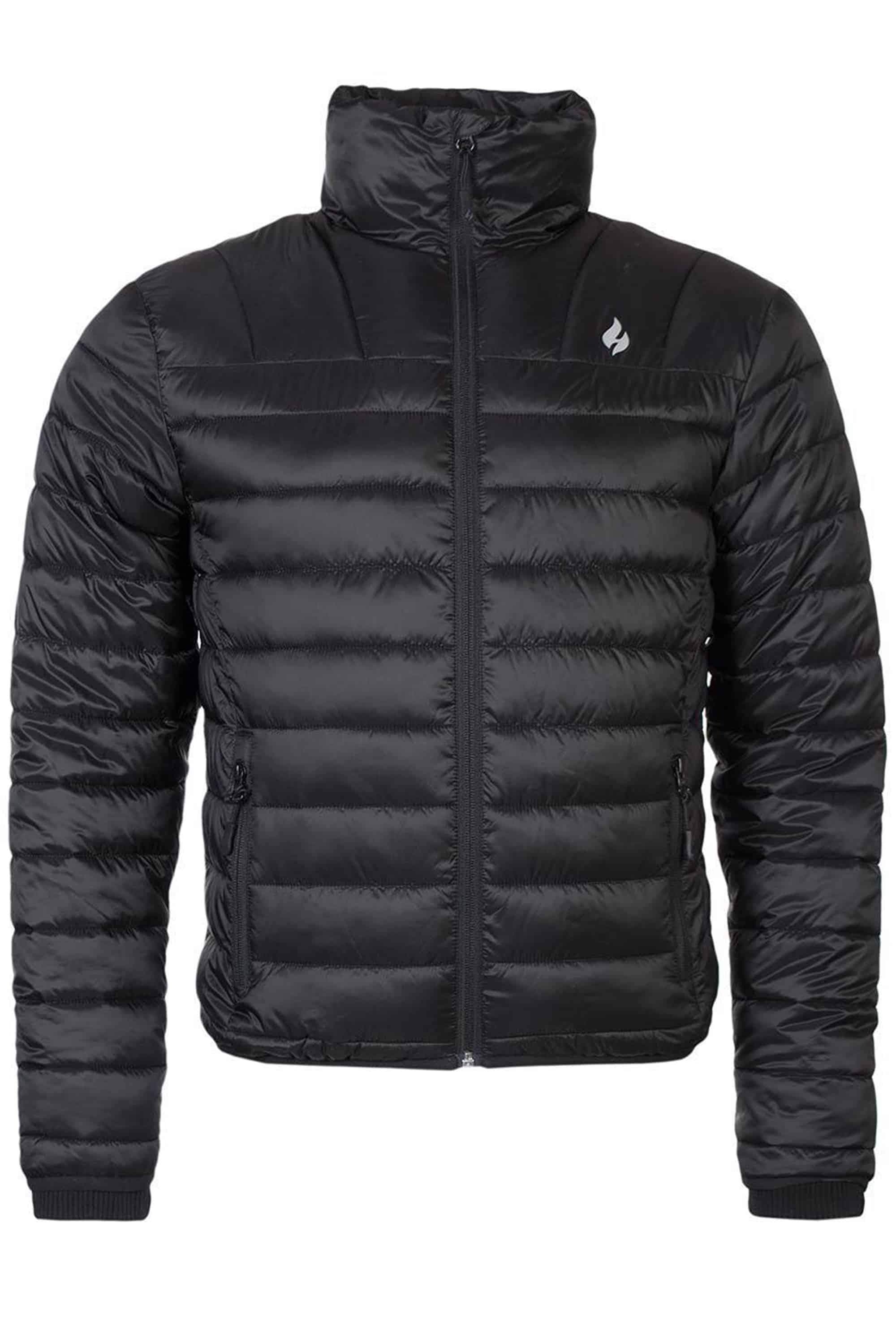 Mens Thermal Puffer Jacket - Black