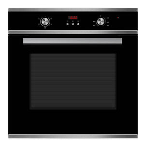 Midea 60cm Digital Fan-Forced Stainless Steel Oven 65DEE40106-BK