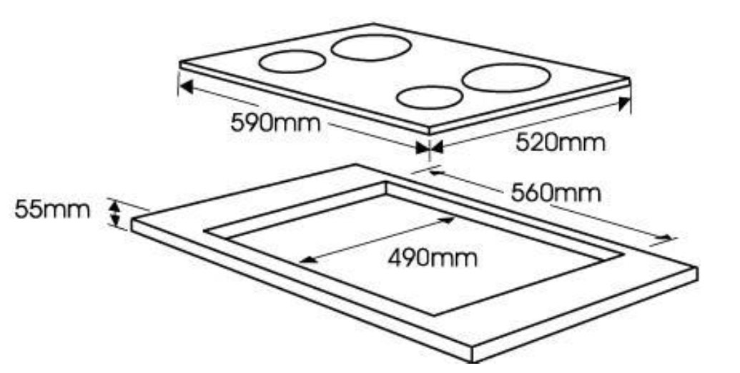 Midea 60cm Induction Cooktop - MC-IT6516B2-A