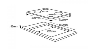 Midea 60cm Touch Control Ceramic Cooktop - CRSL606