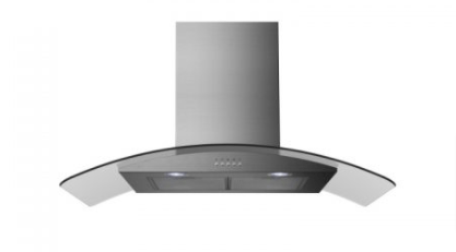 Midea 90cm Glass Canopy Hood - Curva E90MEW2V71