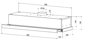 Midea 90cm Twin Motor Slideout - SL901