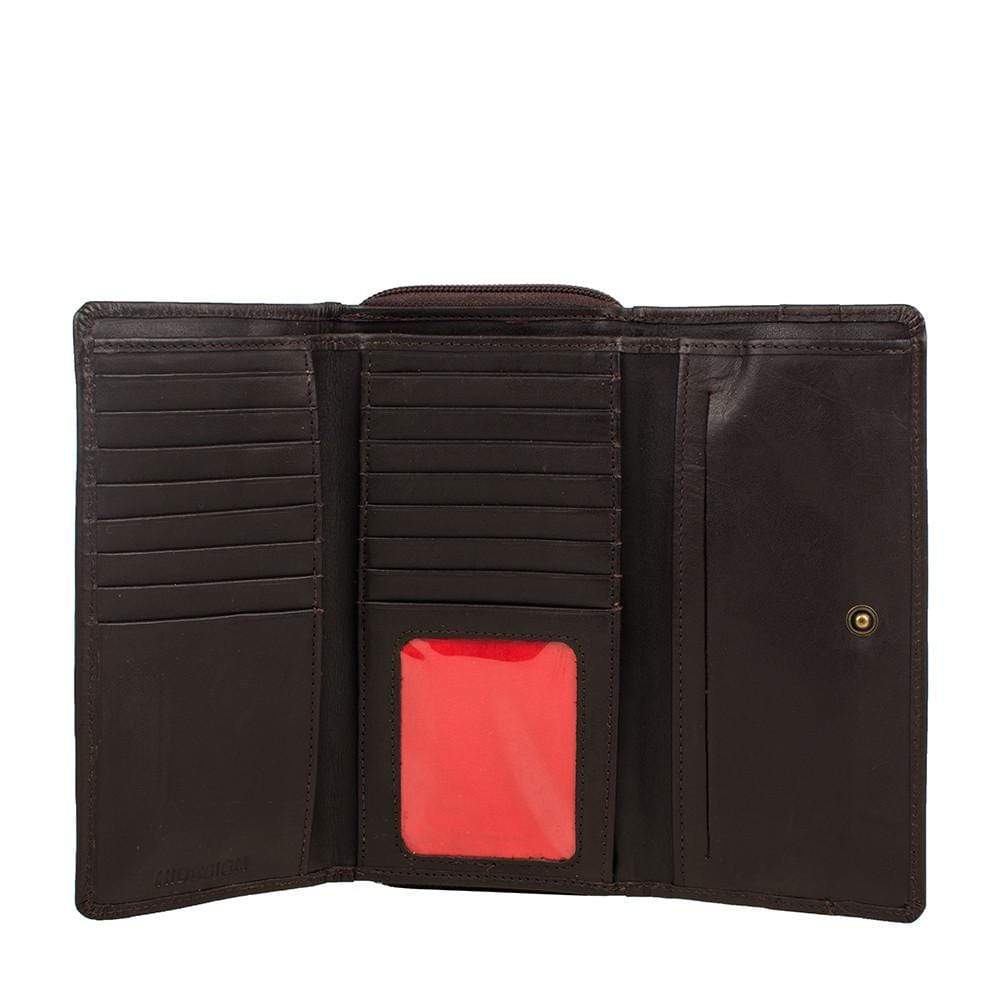 Mina RFID Blocking Trifold Leather Wallet