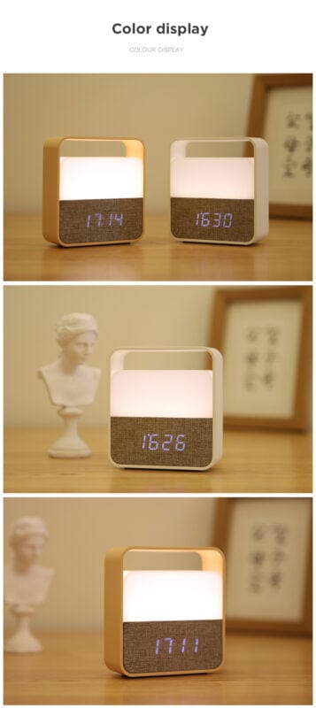 Night Light with Alarm Clock