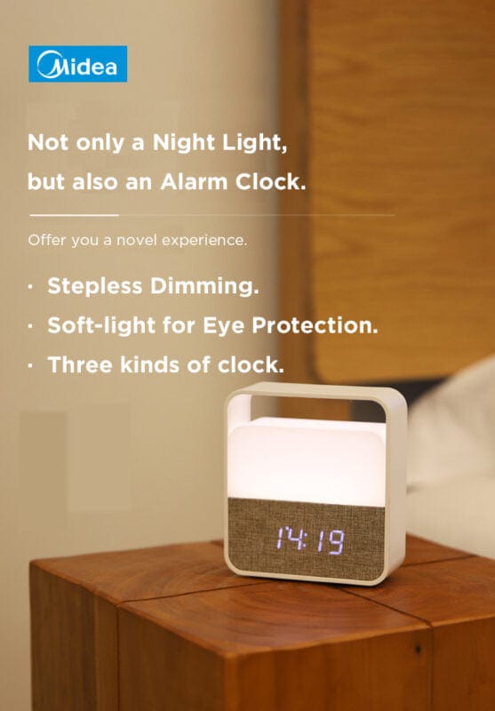 Night Light with Alarm Clock