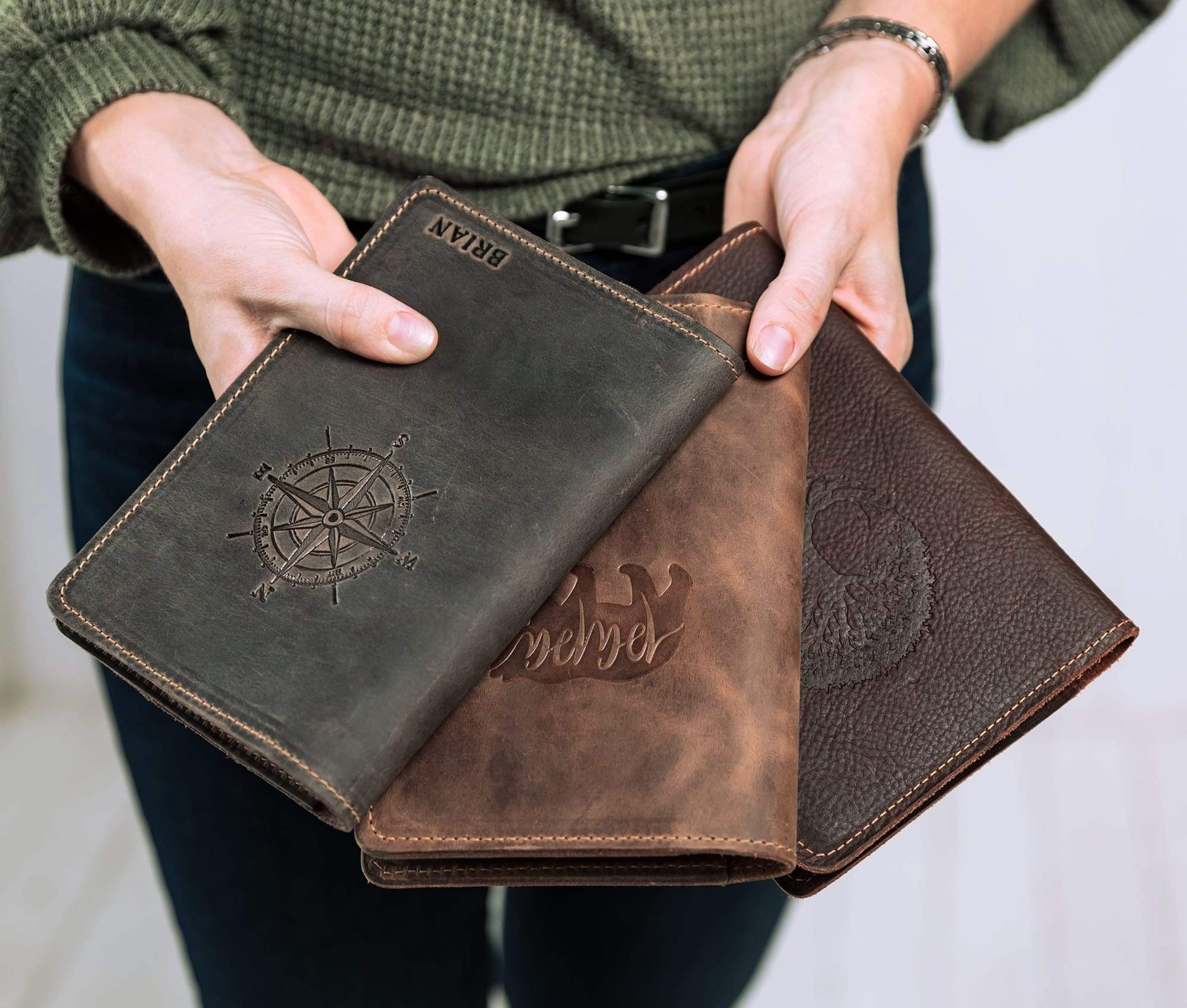 Olive Iolaus Leather Journal