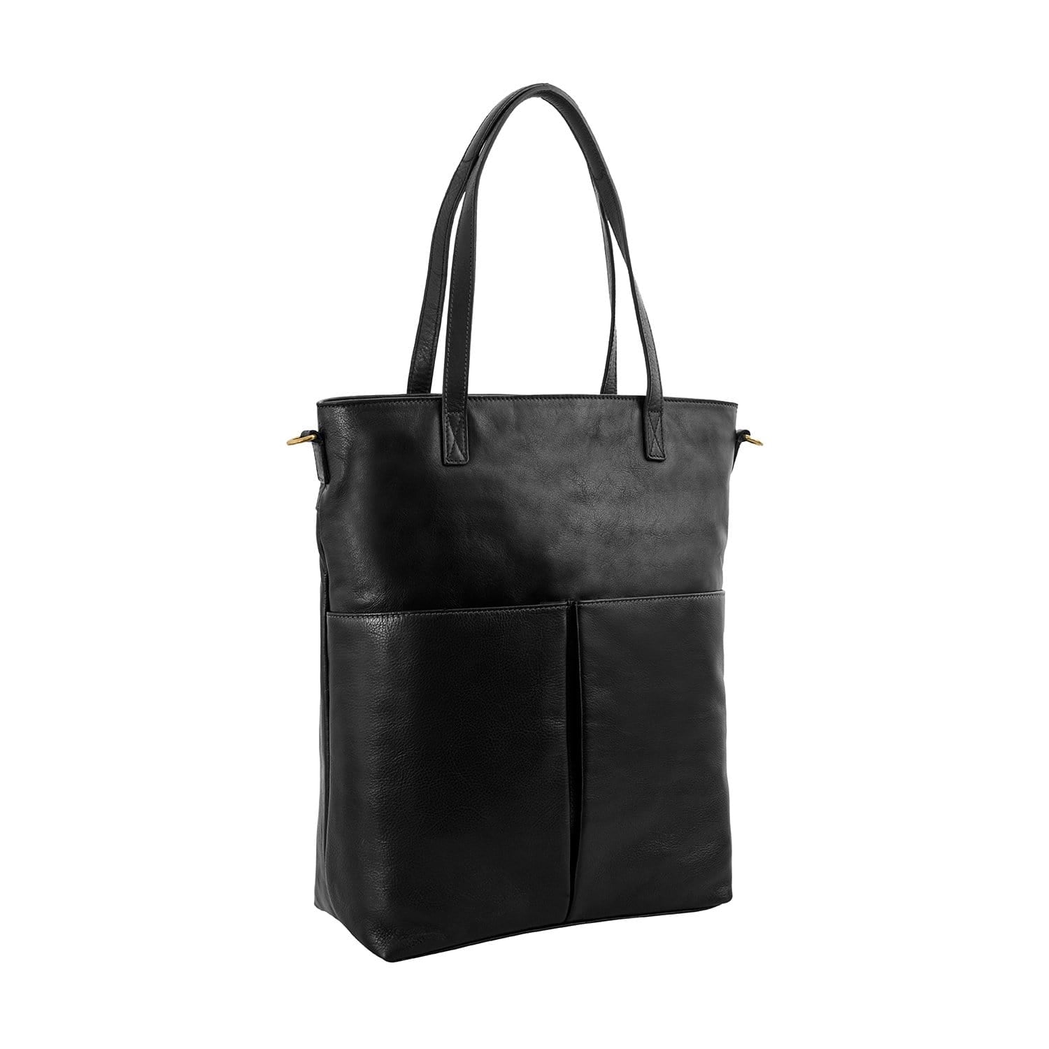 Pepper Large Leather Tote With Sling Strap
