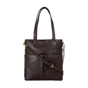 Pepper Medium Leather Tote With Sling Strap