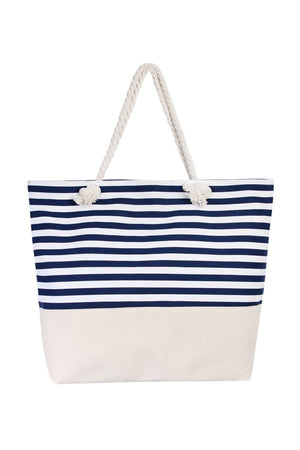 Striped Jumbo Tote Bag