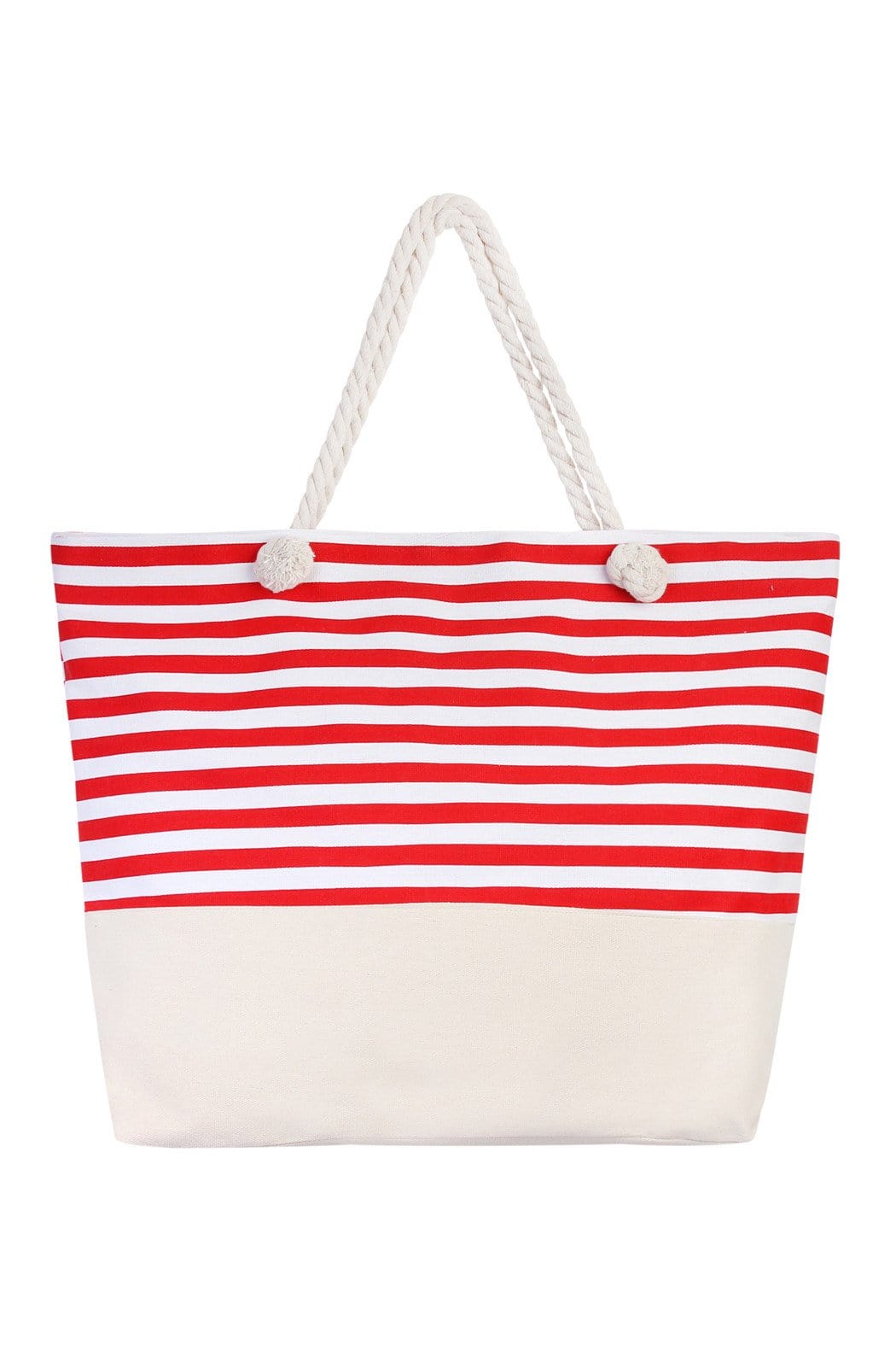 Striped Jumbo Tote Bag