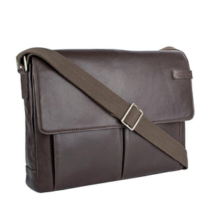 Travolta Medium Leather Messenger