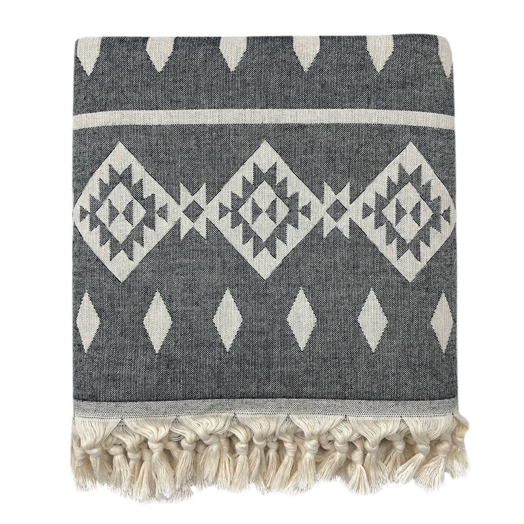 Tribal Turkish Throw Blanket