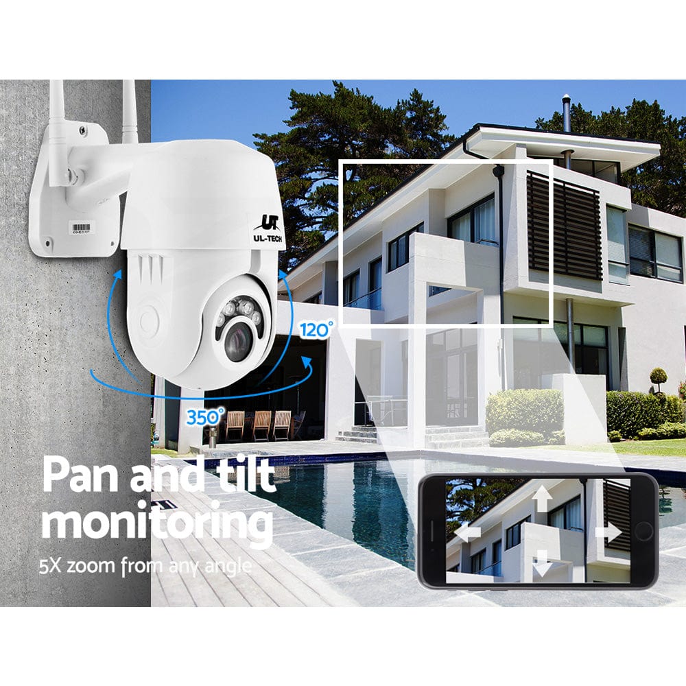 UL-tech Wireless IP Camera Outdoor CCTV Security System HD 1080P WIFI PTZ 2MP