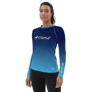 Women's Ocean Fade Sleeve Performance Rash Guard UPF 40+