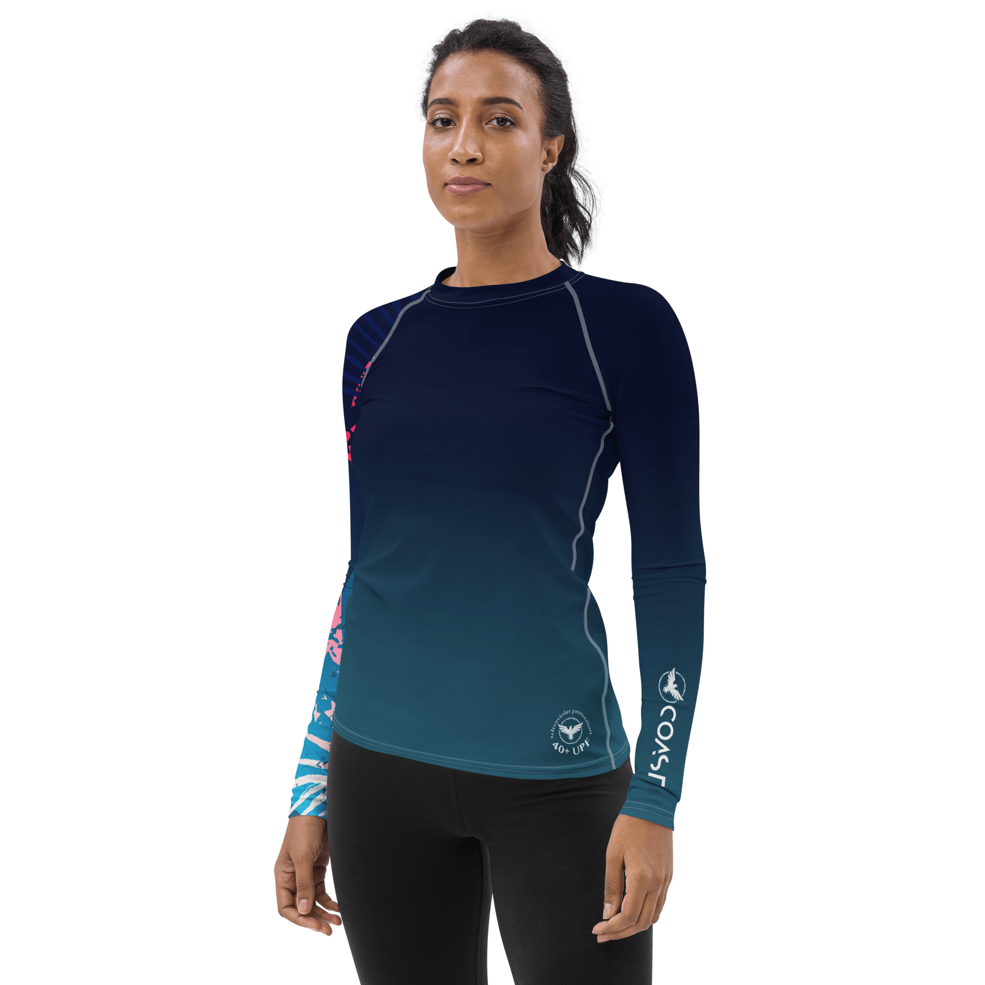 Women's Victory Sleeve Performance Rash Guard UPF 40+