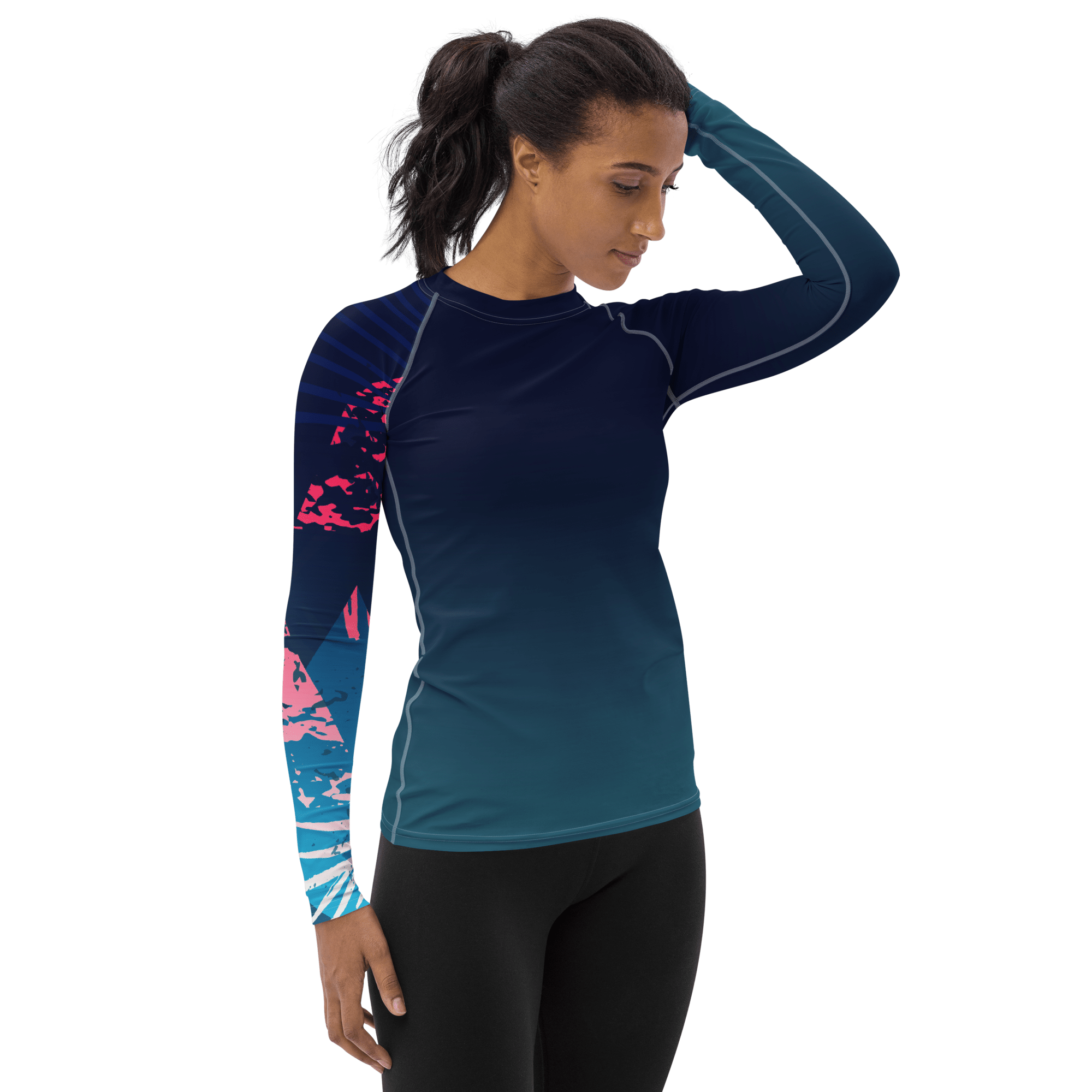 Women's Victory Sleeve Performance Rash Guard UPF 40+